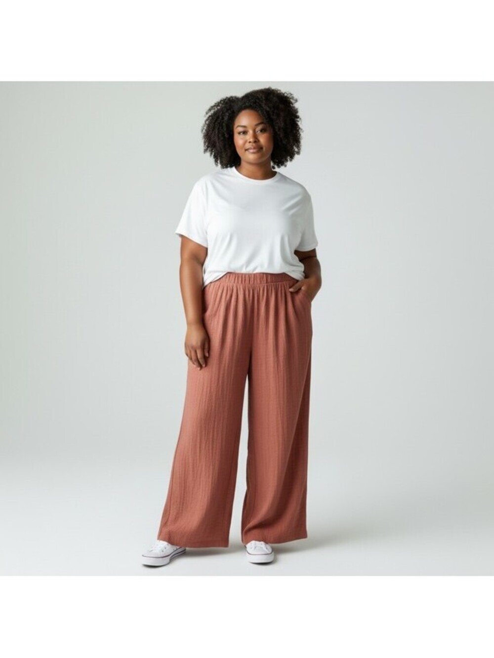 Free People Beach Front Pocket Wide Leg Lounge Pants Sz Large
